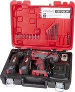 Screwdriver Worcraft CD-20LiH, 20V, 2x Li-ion 2.0Ah, Set in a case