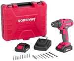 Cordless drill/driver Worcraft CD-16Li, 2x Li-ion 1.5 Ah, suitcase