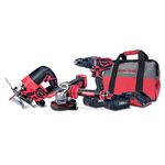 Set Worcraft WSET-03, S20Li ShareSYS, jigsaw, angle grinder, screwdriver, charger, 2x 4.0 battery +