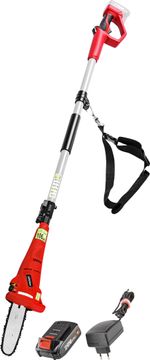 Píla Worcraft CPS-S20Li ShareSYS, 20V Li-Ion, vyvetvovacia, lišta 8" OREGON, teleskopická 188-270 cm, SET 1x 2.0 Ah akumulátor, 1x nabíjačka