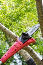 Píla Worcraft CPS-S20Li ShareSYS, 20V Li-Ion, vyvetvovacia, lišta 8" OREGON, teleskopická 188-270 cm, SET 1x 2.0 Ah akumulátor, 1x nabíjačka