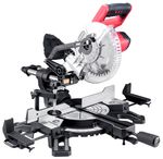 Fűrész Worcraft CMS-S20Li ShareSYS, 20V Li-ion, 185 mm, gérvágó fűrész csúszó funkcióval és lézerrel