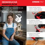 Csiszoló Strend Pro, mini, egyenes, fúráshoz és csiszoláshoz, 130 W, tartozékokkal, 210 db