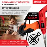 Csiszoló Strend Pro, mini, egyenes, fúráshoz és csiszoláshoz, 130 W, tartozékokkal, 210 db