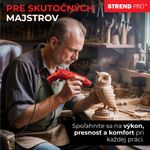 Brúska Strend Pro, mini, priama, vŕtanie a brúsenie, 130 W, s príslušenstvom, 210ks