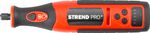Csiszoló Strend Pro, mini, egyenes, fúráshoz és csiszoláshoz, 8 V, 1500 mAh, tartozékokkal