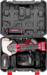 Worcraft CAG-S20LiBH 125 mm szénmentes sarokcsiszoló, tokban, akkumulátorral és töltővel, 20 V, 1x L