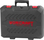 Csiszoló Worcraft CAG-S20LiBH ShareSYS, 125 mm, sarok, készlet kofferben, akkumulátorral és töltővel