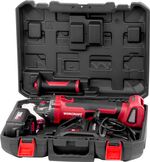 Worcraft CAG-S20LiBH 125 mm szénmentes sarokcsiszoló, tokban, akkumulátorral és töltővel, 20 V, 1x L