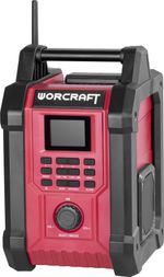 Rádio Worcraft CBTS-S20LiH ShareSYS, 20 V Li-Ion, DAB+FM, Bluetooth, AUX, 2x 15 W