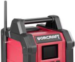 Rádio Worcraft CBTS-S20LiH ShareSYS, 20 V Li-Ion, DAB+FM, Bluetooth, AUX, 2x 15 W