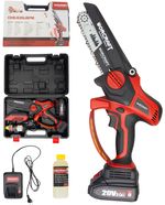 Píla Worcraft CHS-S20LiBPM ShareSYS, 20V Li-Ion, ručná, mini reťazová, bezuhlíková, lišta 15 cm, SET v kufri (náhrada za 114570)