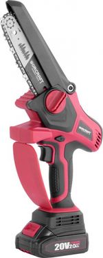 Fűrész Worcraft CHS-S20LiBPM ShareSYS, 20V Li-Ion, kézi, mini láncfűrész, szénkefe nélküli, 15 cm-es