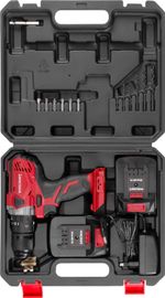 Csavarhúzó Worcraft CHD-S20LiWB ShareSYS, 20V, 2x Li-ion 2.0 Ah, kefementes, SET kofferben
