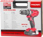 Screwdriver Worcraft CHD-S20LiWB ShareSYS, 20V, 2x Li-ion 2.0 Ah, brushless, SET in case
