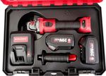 Set Worcraft XCUBE003 ShareSYS Toolbox, angle grinder CAG-S20LiBS 125 mm, in a case