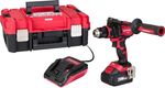 Worcraft XCUBE004 ShareSYS Toolbox készlet, kefementes csavarhúzó CHD-S20LiBH, kofferben