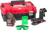 Laser Worcraft XCUBE026 ShareSYS Toolbox, 3x3D Green Beam, battery not included