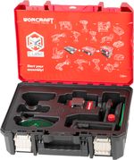 Lézer Worcraft XCUBE026 ShareSYS Toolbox, 3x3D Zöld sugár, akkumulátor nélkül