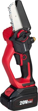 Fűrész Worcraft Home CHS-S20LiCM ShareSYS, 20V Li-ion, 4" lánc, BRUSH, mini láncfűrész, SZETT koffer