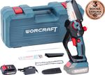 SET Píla Worcraft Home CHS-S20LiBCM ShareSYS, 20V Li-ion, 4" reťaz, BRUSHLESS, mini reťazová + EXTRA 6" reťaz a lišta, v kufríku