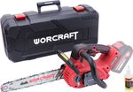 Fűrész Worcraft CGC-S20LiBA, szénkefe nélküli, láncos, 20V Li-ion, 75 ml-es tartály, 12"-os lánc