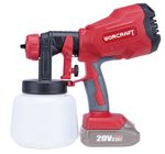 Pisztoly Worcraft CSG-S20LiA ShareSYS, 20V Li-Ion, 1000 ml, festékszóró, festékhez