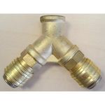 Air Splitter Airtool YQ-1, for compressor, 3/8", Brass