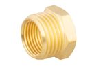 Compressor Connector Airtool MA-3, 1/2-3/8", Brass, for air