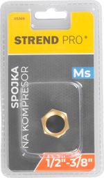 Compressor Connector Airtool MA-3, 1/2-3/8", Brass, for air