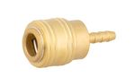 Gyorscsatlakozó Airtool AQ-6, kompresszorhoz, 1/4", 6 mm, sárgaréz, tüskével, levegőhöz