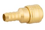 Gyorscsatlakozó Airtool AQ-6, kompresszorhoz, 1/2", 13 mm, sárgaréz, tüskével, levegőhöz