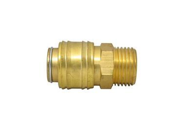 Gyorscsatlakozó Airtool NUQ-2, kompresszorhoz, 1/4", sárgaréz, külső menetes, levegőhöz