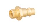 Compressor Connector Airtool UQ-4, 1/4", Brass, external thread, for air