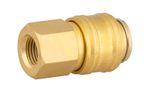 Quick Connector Airtool NUQ-1, for compressor, 1/4", brass, internal thread, for air