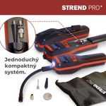 Kompresszor Strend Pro K25, kézi, 150 psi, 10 bar, LED világítás, akkumulátoros pumpa
