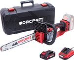Píla Worcraft CGC-S20LiBDM, bezuhliková, reťazová, 20V Li-ion, 26ml nádrž na olej, 12" reťaz, SET v kufríku