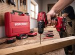 SET Screwdriver Worcraft CHD-S20LiBCM ShareSYS, 20V, 60Nm, brushless, in case