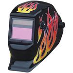 Welding helmet Galaxy RedFlame, AutoDark, auto-darkening, 2-sensor