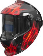Hegesztőpajzs Strend Pro Galaxy Flame, automata sötétedésű