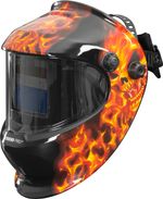Welding helmet Strend Pro Galaxy Fire Skull, AutoDark, auto-darkening