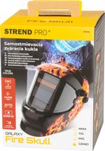 Hegesztőpajzs Strend Pro Galaxy Fire Skull, automata sötétedésű