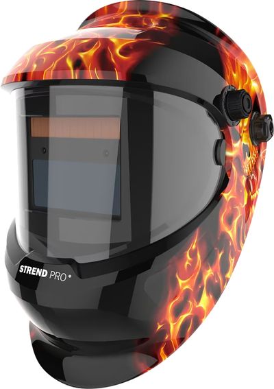 Welding Helmet Strend Pro Galaxy Fire Skull, AutoDark, auto-darkening