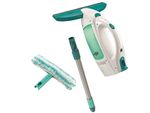 Window Cleaner LEIFHEIT 51003, with 43 cm pole, mop and window vacuum, cordless