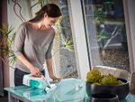 Ablaktisztító LEIFHEIT 51003 Window cleaner, 43 cm-es nyéllel, felmosó és ablakszívó, akkumulátoros
