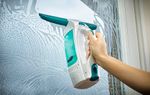 Ablaktisztító LEIFHEIT 51003 Window cleaner, 43 cm-es nyéllel, felmosó és ablakszívó, akkumulátoros