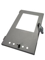 Kandallóajtó Thalia Uno Glass Lite, szürke, 3,9 kW