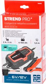 Töltő Strend Pro BD03-Z5.0A-D1, 85W, 5A, 6V/12V, IP65, LED, autóakkumulátorhoz
