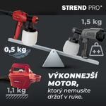 Pisztoly Strend Pro JS-FB17AII, 650W, 800 ml, festékszóró, elektromos kompresszorral