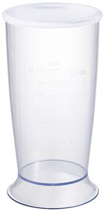 Mixelő tál MagicHome, 800 ml, fedéllel, Bonito mixerre, fehér